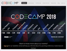 Tablet Screenshot of codecamp.ro