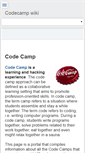 Mobile Screenshot of codecamp.fi